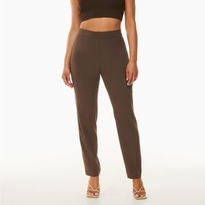 Aritzia babaton conan pants in brown